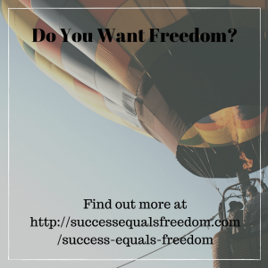 Success Equals Freedom